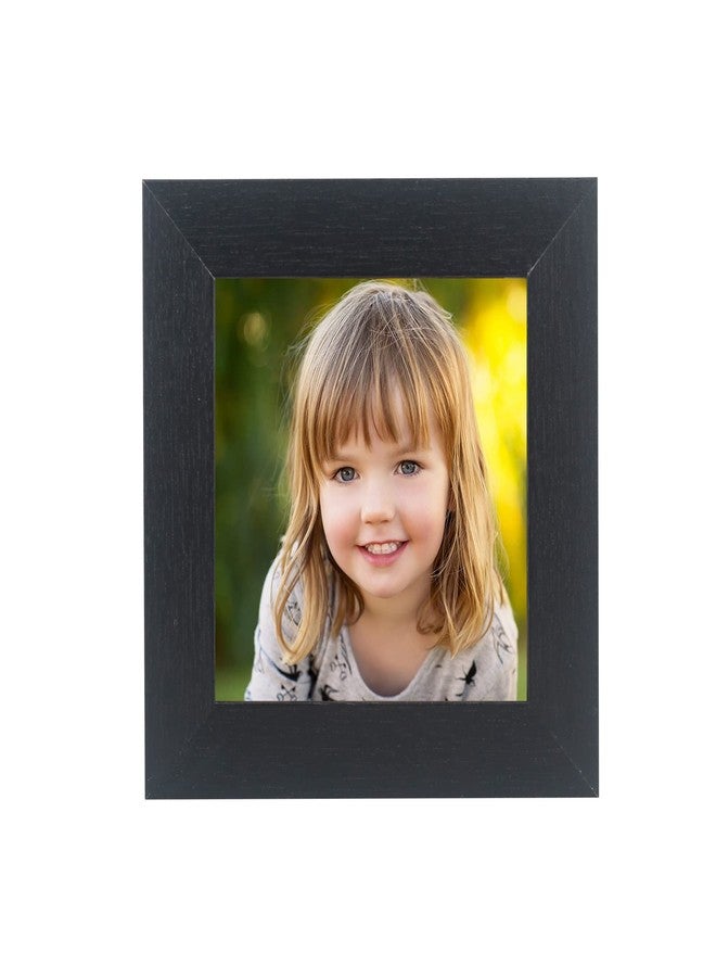 LTYHHK إطار صور LTYHHK 3x3 من الخشب الصلب، إطار مربع 3x3 بوصة للتعليق على الحائط، إطار صور عائلي أسود 3x3 بوصة (HB33) - Image 1